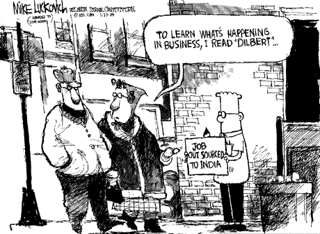 Dilbert outsourced