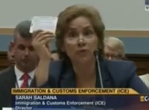 ICE Sec Saldana Deport Card