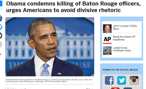 Obama_condemns_killing_of_Baton_Rouge_officers_urges_Americans_to_avoid_divisive_rhetoric_PennLive.com_-_2016-07-17_19.28.40