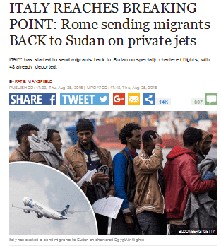ITALY_REACHES_BREAKING_POINT_Rome_sending_migrants_BACK_to_Sudan_on_private_jets_World_News_Daily_Express_-_2016-08-28_18.58.41