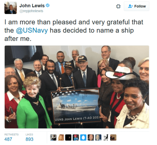 John_Lewis_on_Twitter_I_am_more_than_pleased_and_very_grateful_that_the_@USNavy_has_decided_to_name_a_ship_after_me._t.co_cN1xoR10If_-_2017-01-15_00.12.45