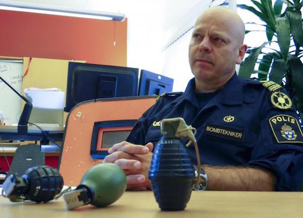 Malmo Police grenades