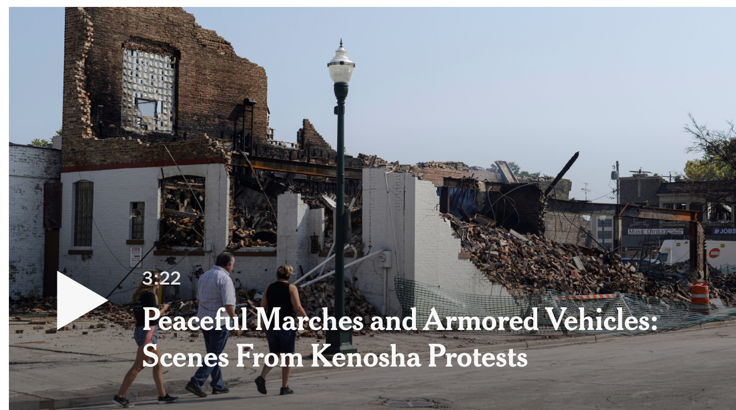 Peaceful Marches and Armored Vehicles