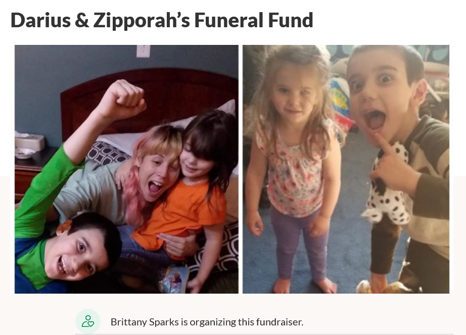 Darius And Zipporah's Funeral Fund organized by Brittany Sparks