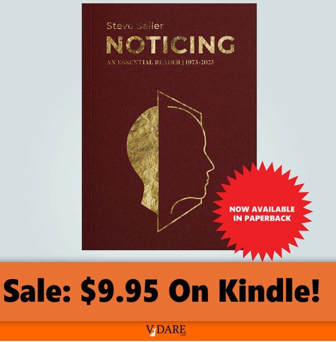 Noticing, by Steve Sailer
